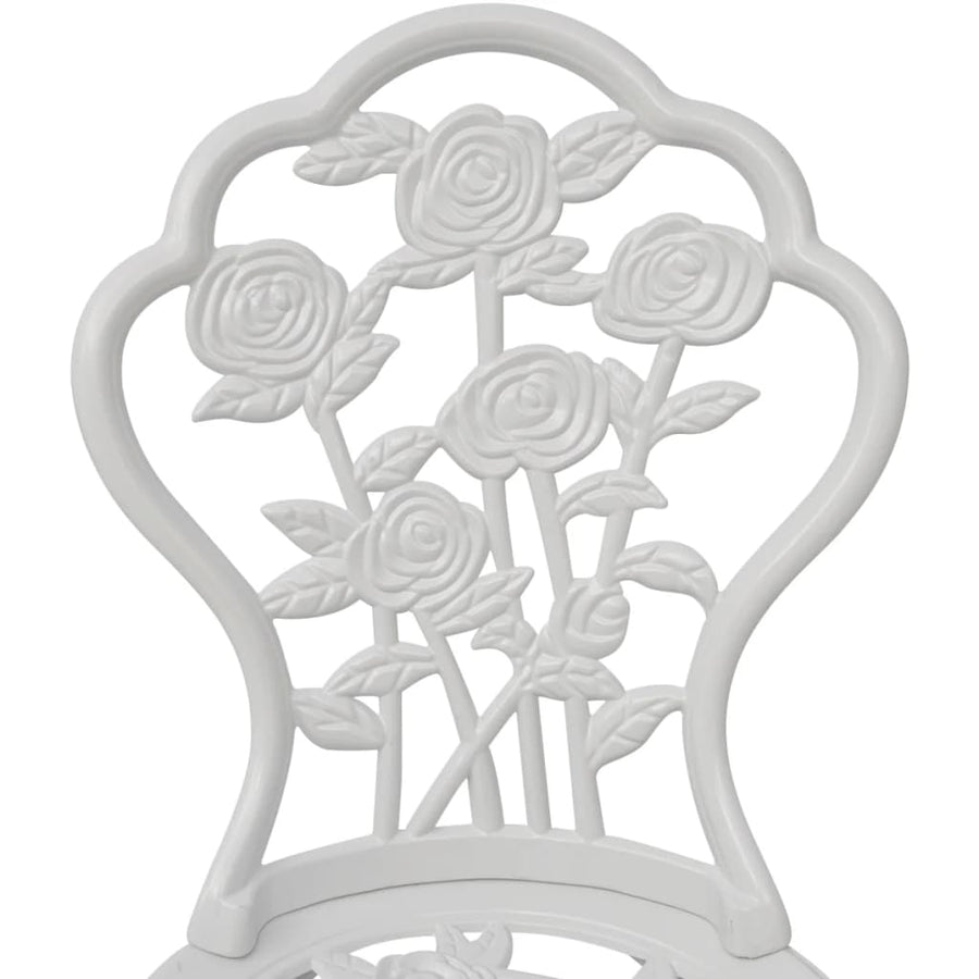 Bistrostoelen Gietaluminium Wit