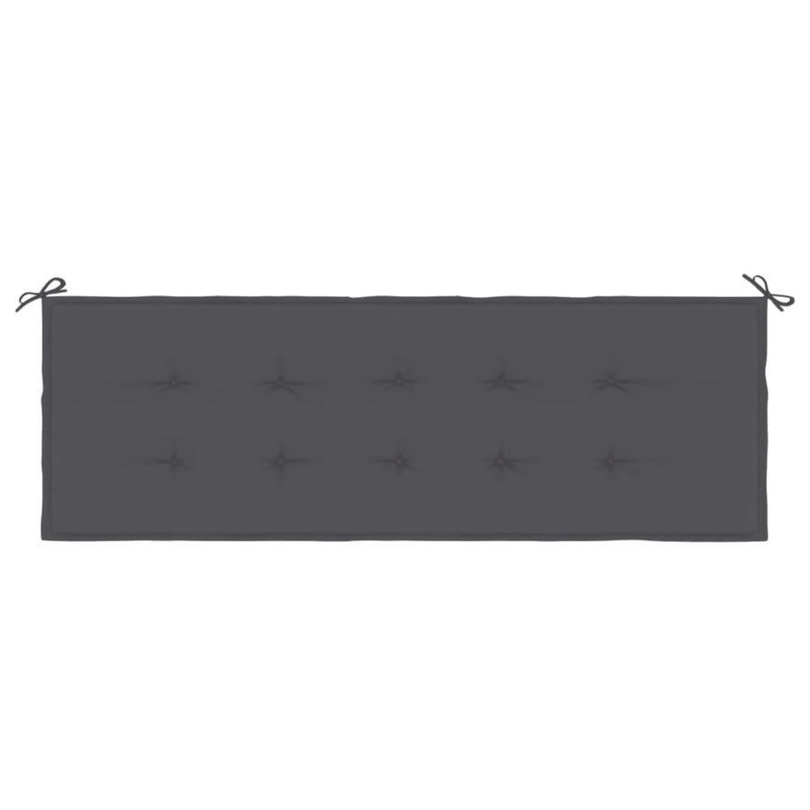 Tuinbankkussen 150x50x3 cm oxford stof antracietkleurig 150 x 50 x 3 cm Antraciet