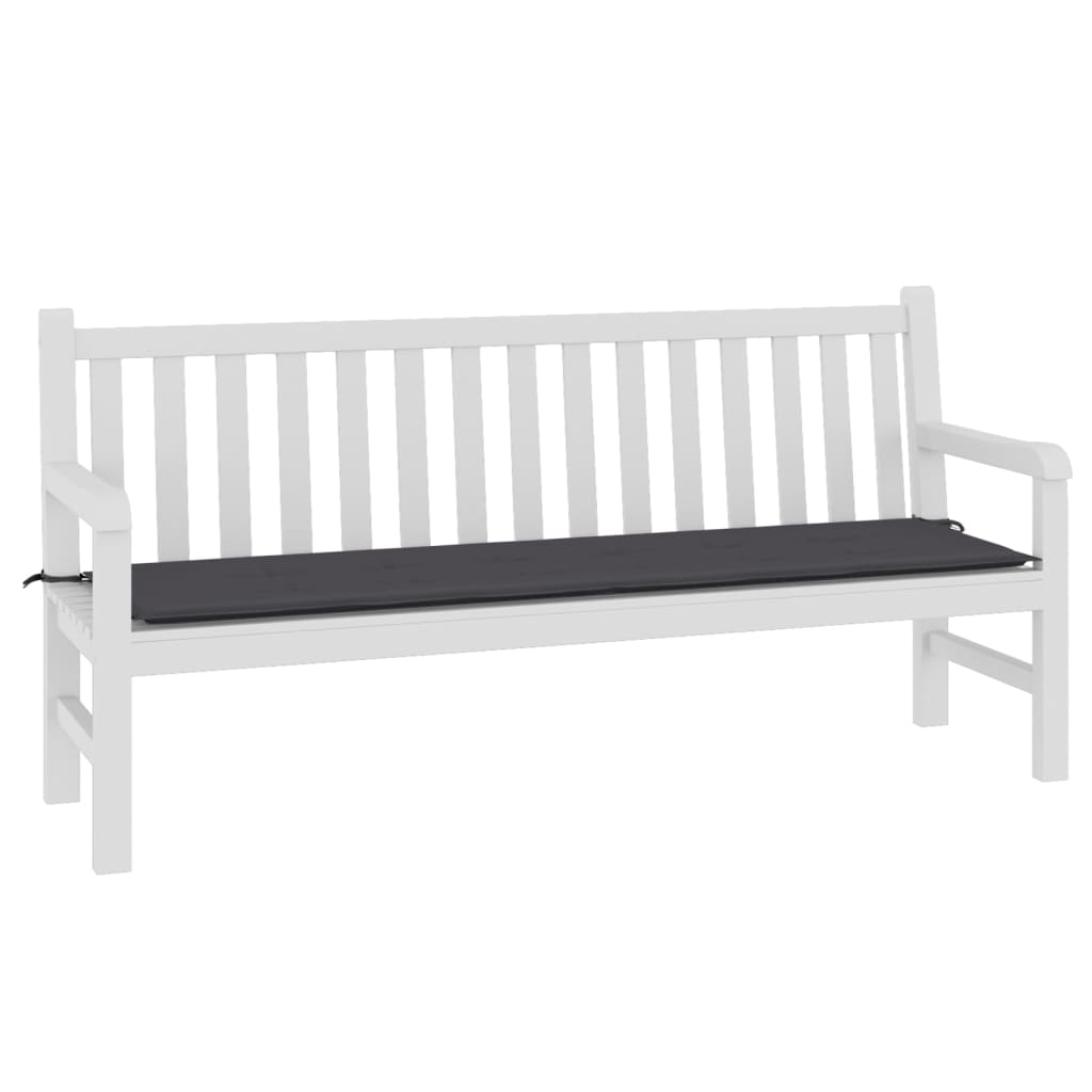 Tuinbankkussen 180x50x3 cm oxford stof antracietkleurig 180 x 50 x 3 cm Antraciet