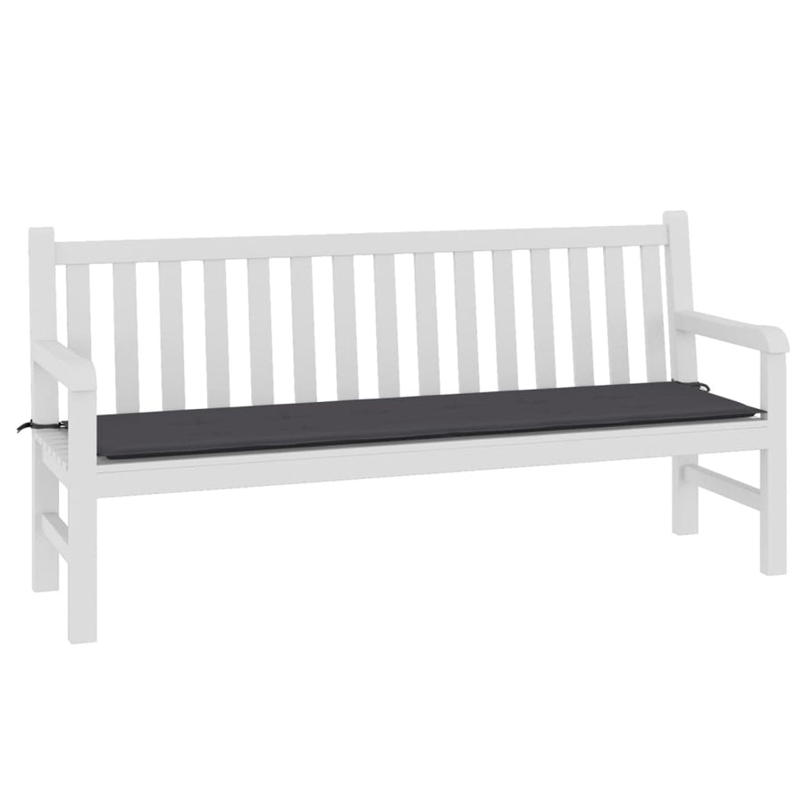Tuinbankkussen 180x50x3 cm oxford stof antracietkleurig 180 x 50 x 3 cm Antraciet