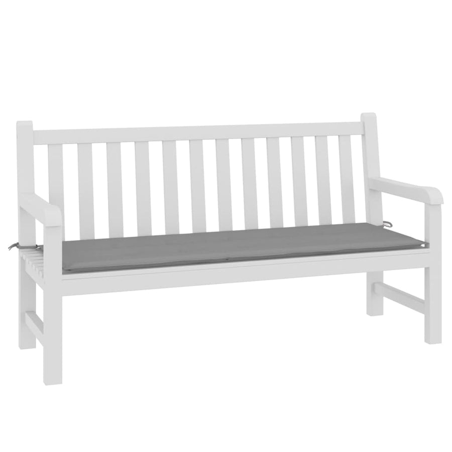 Tuinbankkussen 150x50x3 cm oxford stof grijs 150 x 50 x 3 cm Grijs