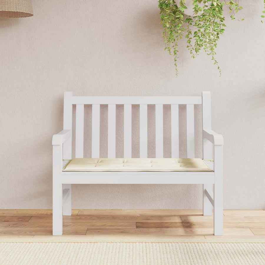 Tuinbankkussen Oxford Stof Kleurig Crème 100 x 50 x 4 cm