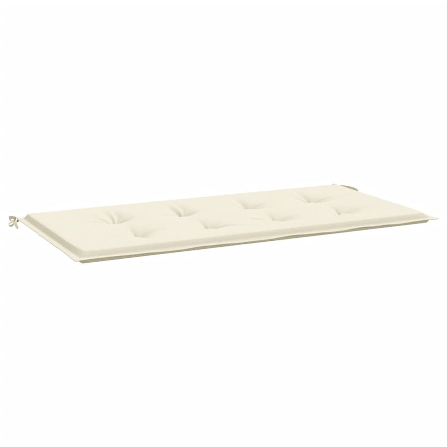 Tuinbankkussen 120x50x3 cm oxford stof crèmekleurig 120 x 50 x 3 cm crème