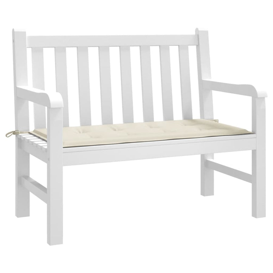 Tuinbankkussen 120x50x3 cm oxford stof crèmekleurig 120 x 50 x 3 cm crème