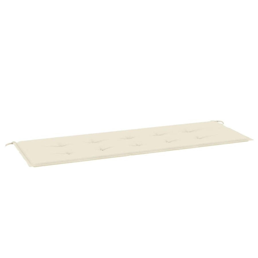 Tuinbankkussen 150x50x3 cm oxford stof crèmekleurig 150 x 50 x 3 cm Crème
