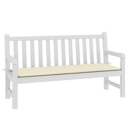 Tuinbankkussen 150x50x3 cm oxford stof crèmekleurig 150 x 50 x 3 cm Crème