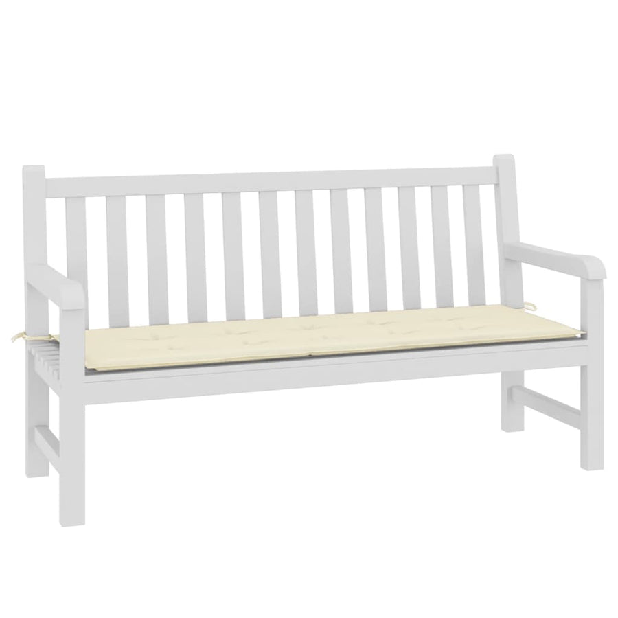 Tuinbankkussen 150x50x3 cm oxford stof crèmekleurig 150 x 50 x 3 cm Crème