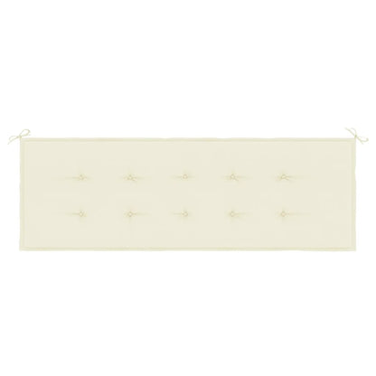 Tuinbankkussen 150x50x3 cm oxford stof crèmekleurig 150 x 50 x 3 cm Crème