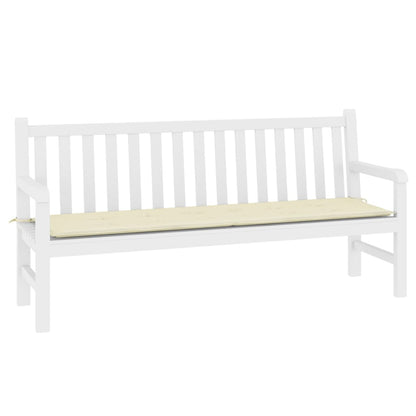 Tuinbankkussen 180x50x3 cm oxford stof crèmekleurig 180 x 50 x 3 cm crème