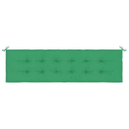 Tuinbankkussen 180x50x3 cm oxford stof groen 180 x 50 x 3 cm Groen