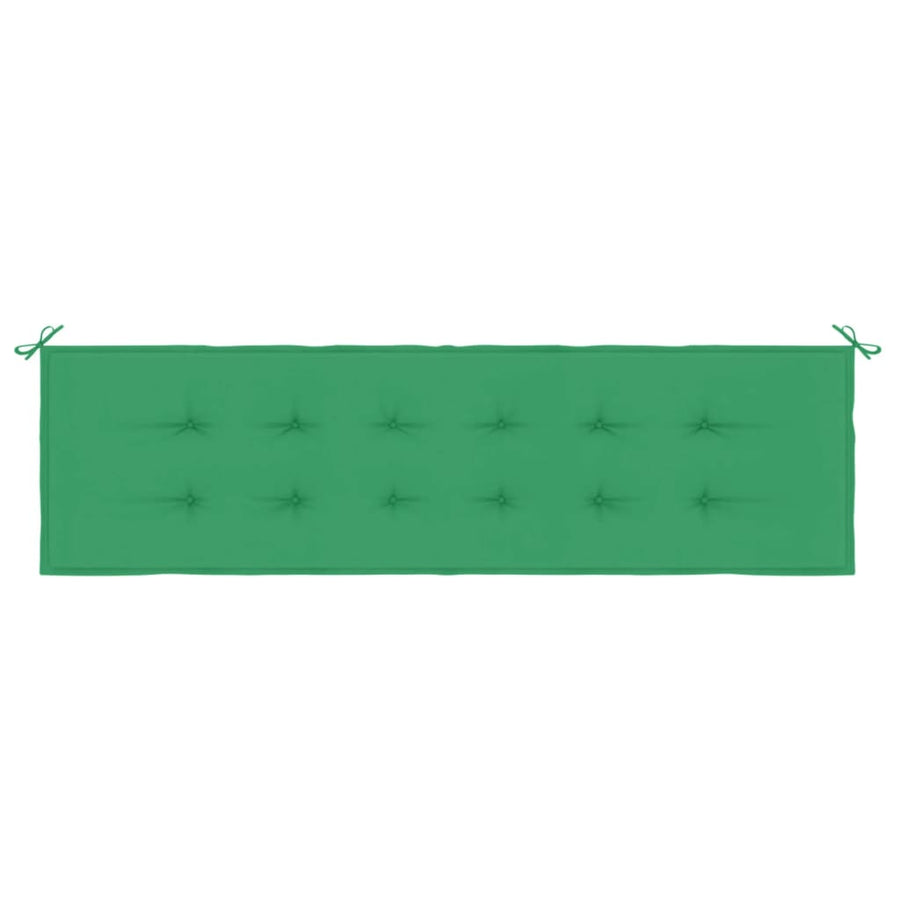 Tuinbankkussen 180x50x3 cm oxford stof groen 180 x 50 x 3 cm Groen