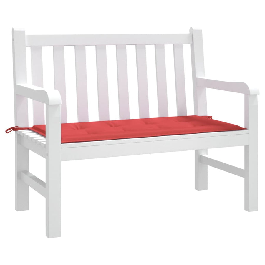 Tuinbankkussen 100x50x3 cm oxford stof rood 100 x 50 x 3 cm Rood