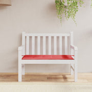 Tuinbankkussen 100x50x3 cm rood oxford stof