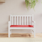 Tuinbankkussen 120x50x4 cm rood oxford stof