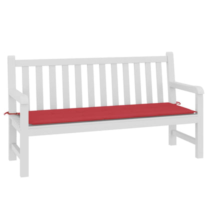 Tuinbankkussen 150x50x3 cm oxford stof rood 150 x 50 x 3 cm Rood