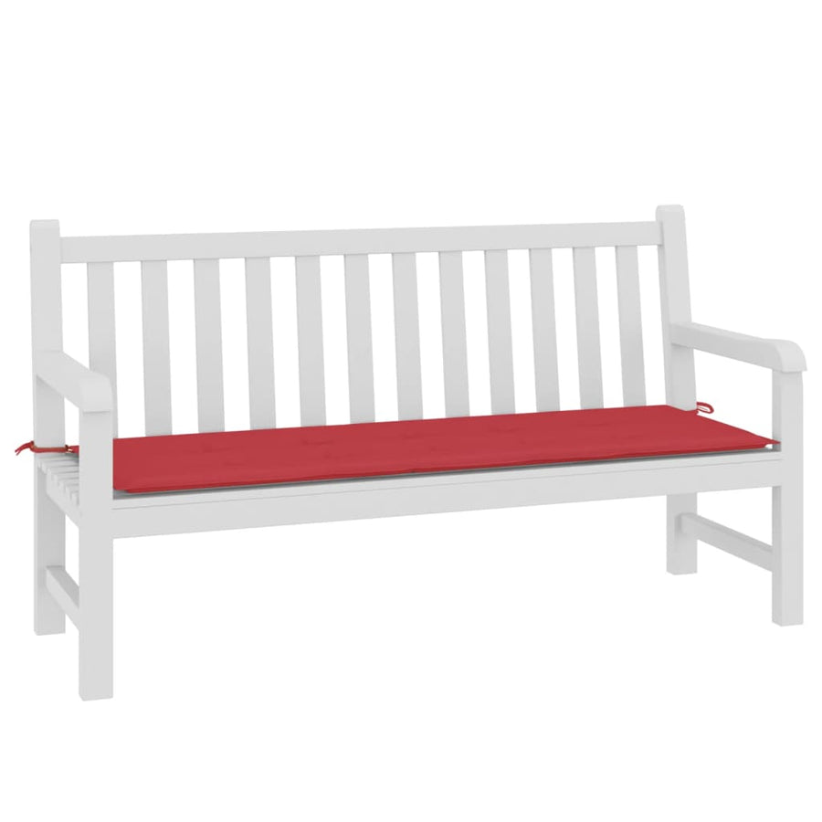 Tuinbankkussen 150x50x3 cm oxford stof rood 150 x 50 x 3 cm Rood