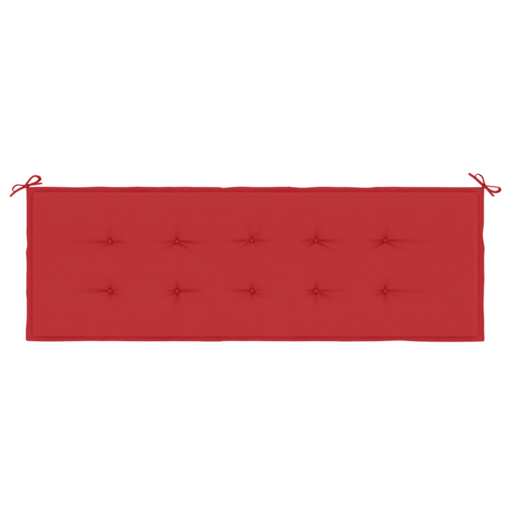 Tuinbankkussen 150x50x3 cm oxford stof rood 150 x 50 x 3 cm Rood