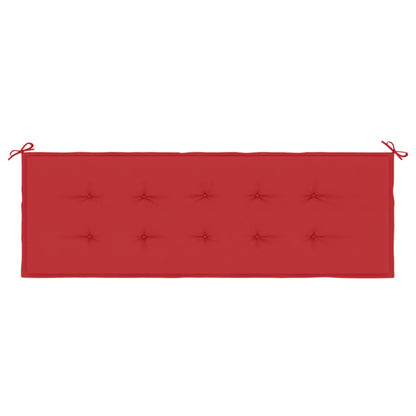 Tuinbankkussen 150x50x3 cm oxford stof rood 150 x 50 x 3 cm Rood