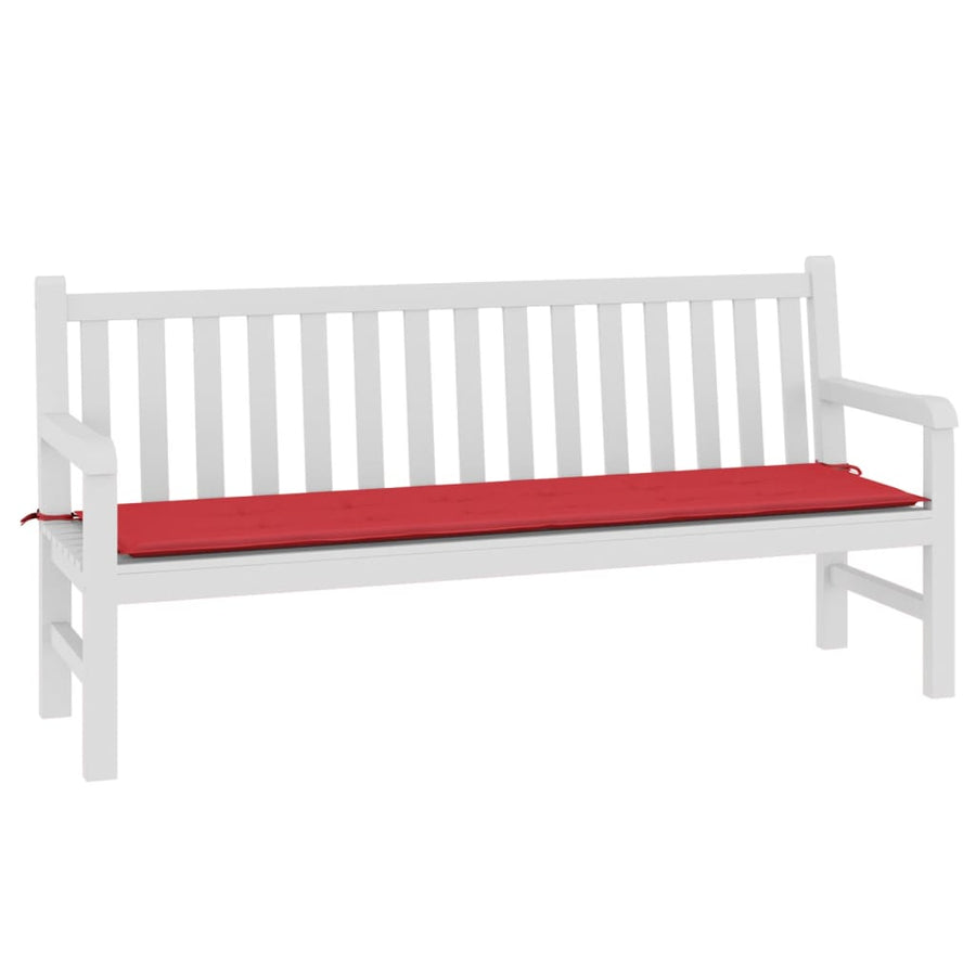 Tuinbankkussen 180x50x3 cm oxford stof rood 180 x 50 x 3 cm Rood