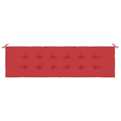 Tuinbankkussen 180x50x3 cm oxford stof rood 180 x 50 x 3 cm Rood