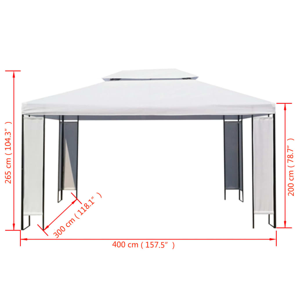 Prieel 3X4 M Wit
