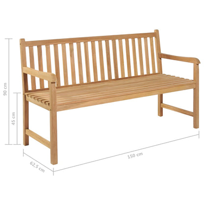 Tuinbank 150 cm teakhout