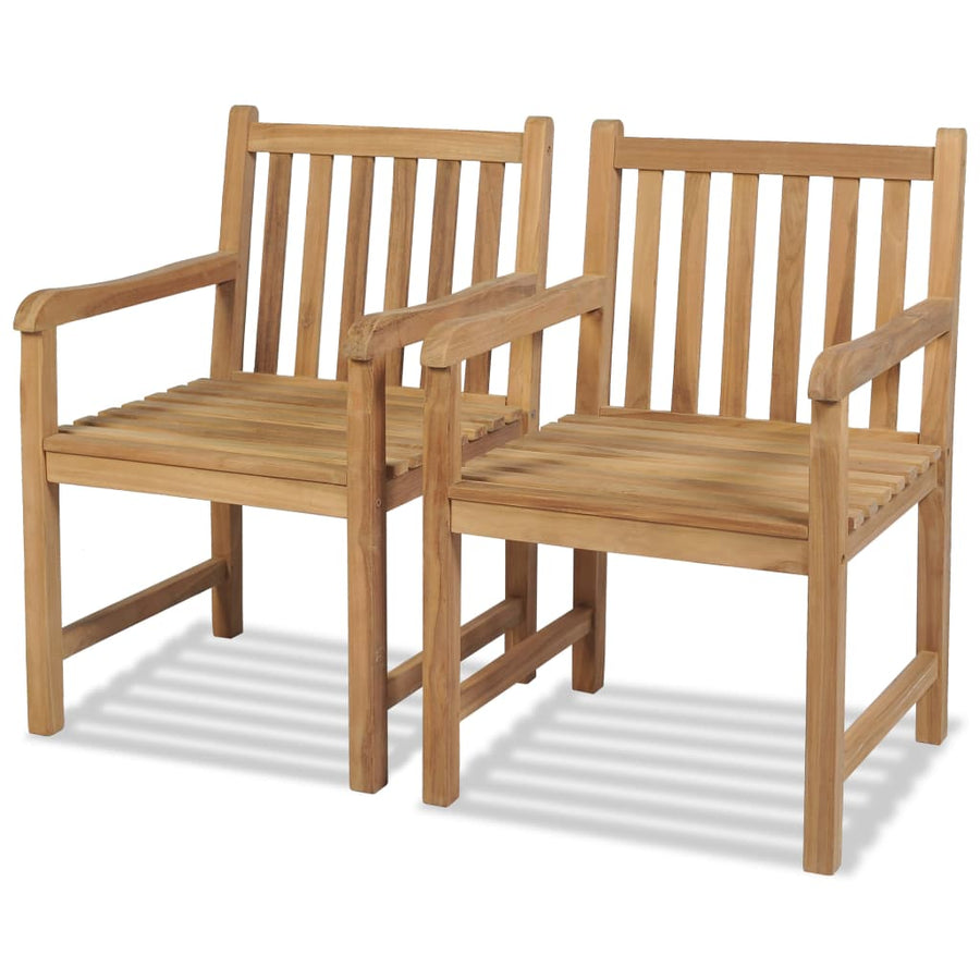 Tuinstoelen Massief Teakhout 2