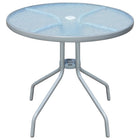 Bistro table 80x71 cm steel grey