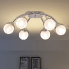 Plafondlamp 6x G9 LED 240W 57x18.5 cm metaal glas