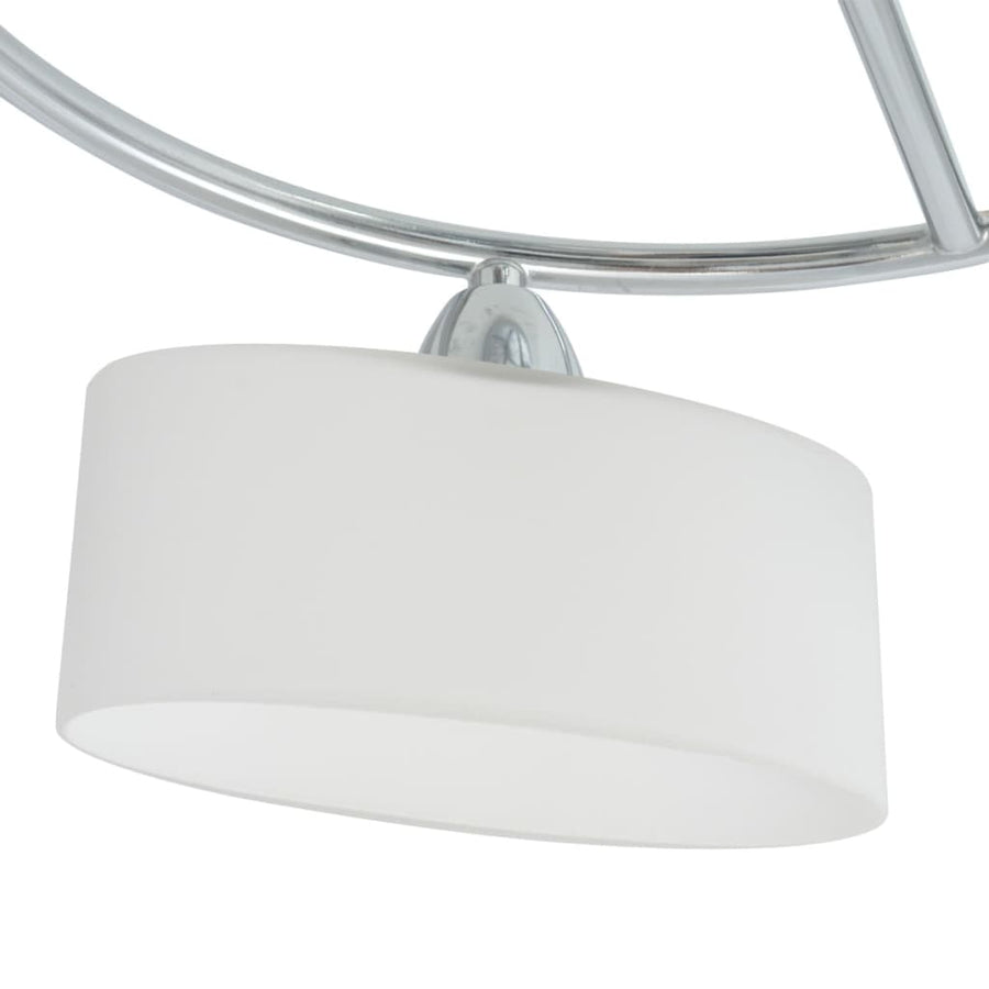Plafondlamp Met Ellipsvormige Glazen Kappen 5Xe14 200W 5