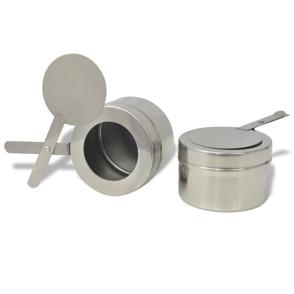 Rechaud Set Roestvrij Staal -Delig 2