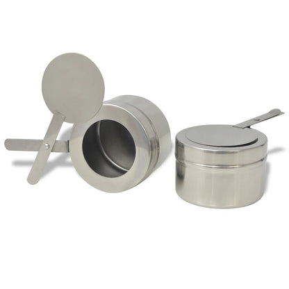 Rechaud Set Roestvrij Staal -Delig 2