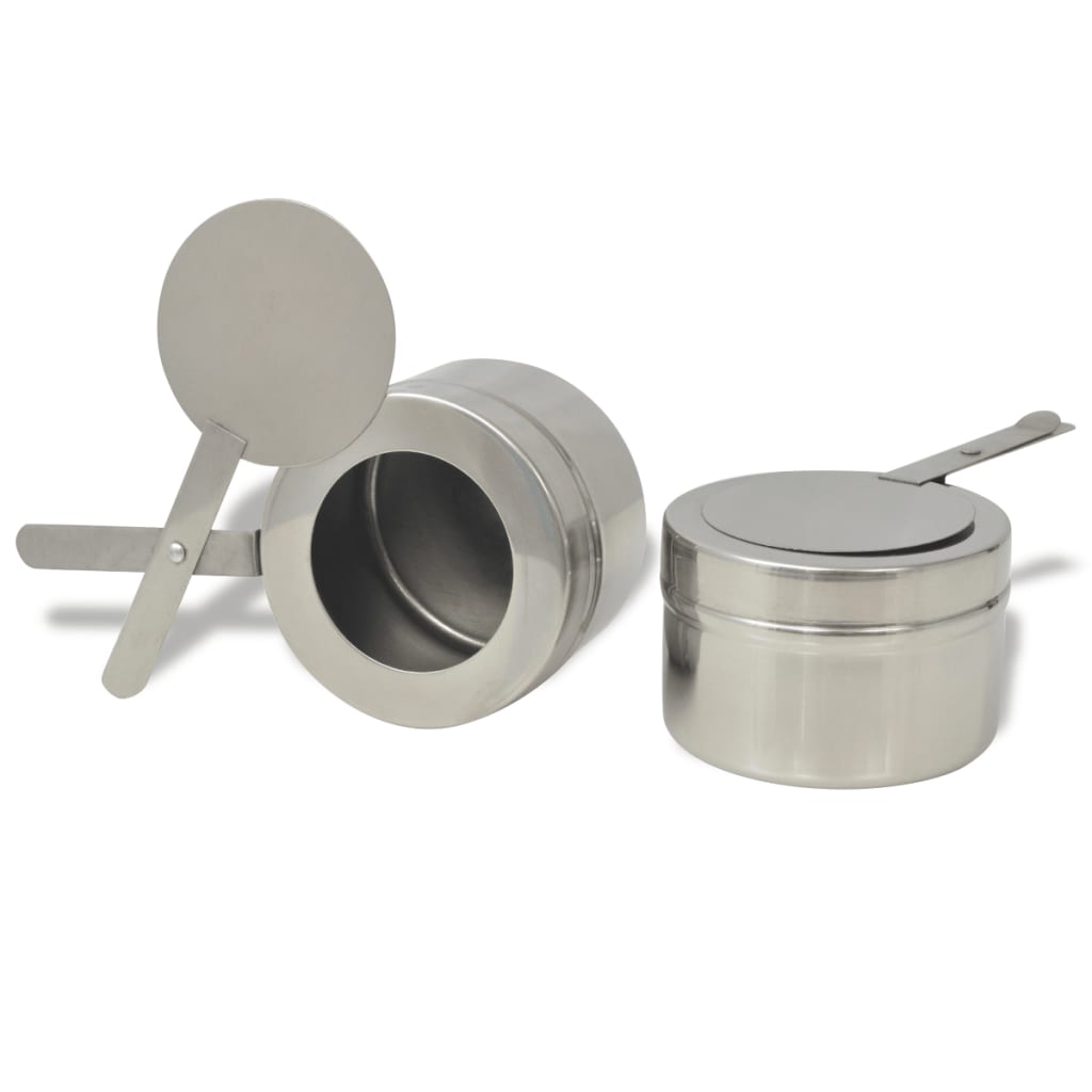 Rechaud Set Roestvrij Staal -Delig 4