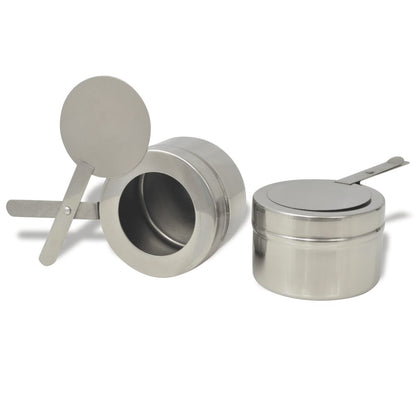 Rechaud Set Roestvrij Staal -Delig 4