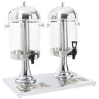 Double Juice Dispenser Stainless Steel 2x8 L