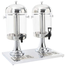 Dubbele Sapdispenser Roestvrij Staal 2X8 L
