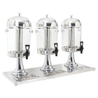 Triple juice dispenser stainless steel 3x8 L