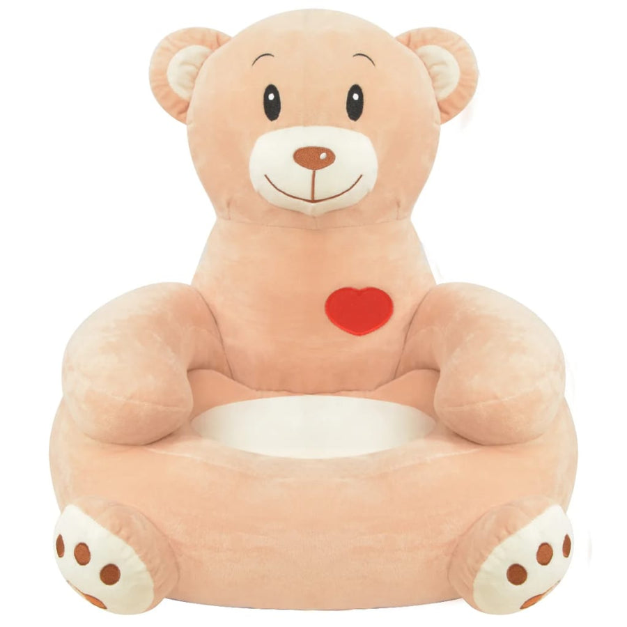 Pluche Kinderstoel Bruin Beer