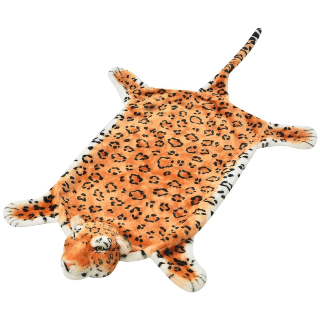 Luipaardvloerkleed Pluche 139 cm Bruin