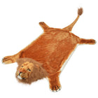 Vloerkleed leeuw pluche 205 cm bruin