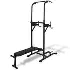 Fitness equipment with sit-up bench