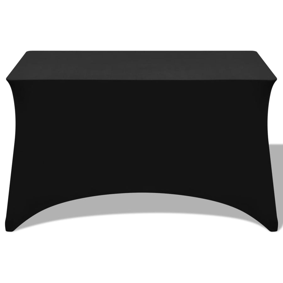 Tafelhoes Stretch Zwart 120X60,5X74 Cm 2 St 120 x 60.5 x 74 cm