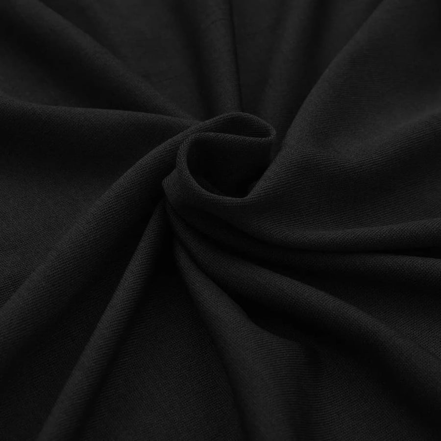 Tafelhoes Stretch Zwart 120X60,5X74 Cm 2 St 120 x 60.5 x 74 cm