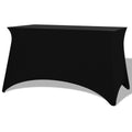Tafelhoes stretch zwart 243x76x74 cm 2 st