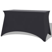 Tafelhoes stretch 120x60,5x74 cm antraciet 2 st