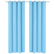 Verduisterende gordijnen 135x175 cm turquoise 2 st