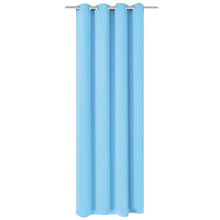 Gordijn Met Metalen Ringen Verduisterend 270X245 1 270 x 245 cm Turquoise