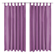 Gordijnen 140x225 cm lila 2 stuks micro satijn