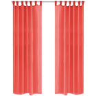 Gordijnen Voile St 140 x 225 cm Rood