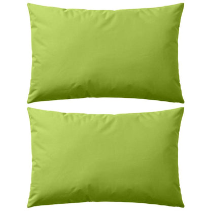 Buitenkussens Appeltjesgroen 2 St 60 x 40 cm Appelgroen